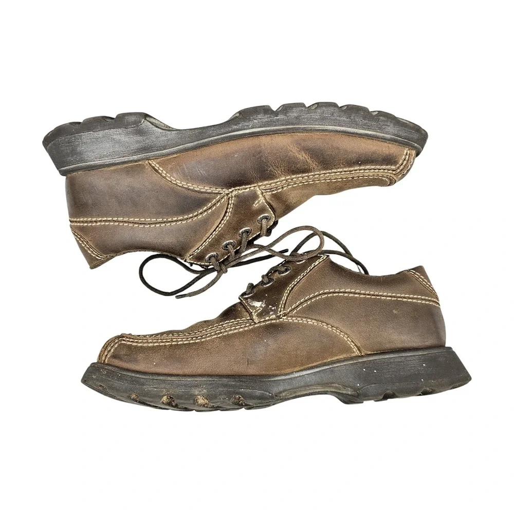 Bed Stu Shoes Men's Size 8 US 42 EU‎ VTG Brown Leather Chunky Sole Oxfords Shoes